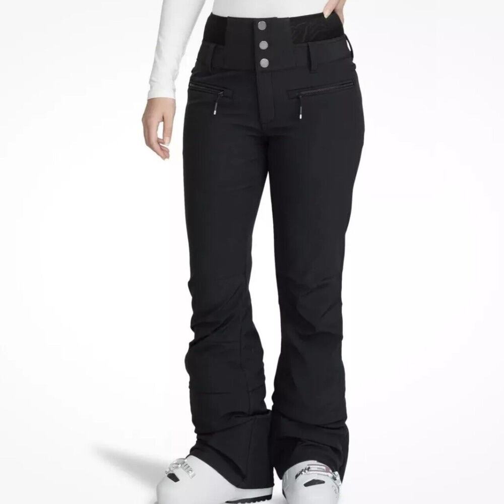 NEW ROXY Womens Rising High Technical Snow Pants XL Black DryFlight Snowboard